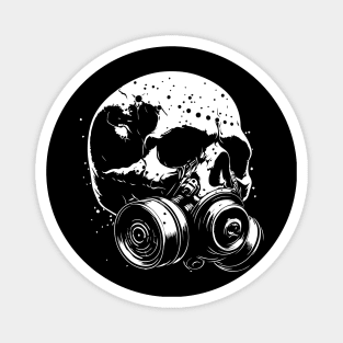 skull gasmask Magnet